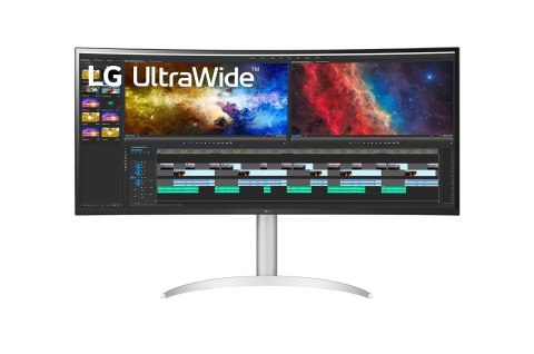 LG 38BQ85C-W monitor komputerowy 95,2 cm (37.5") 3840 x 1600 px Quad HD+ Biały LG 38BQ85C-W monitor komputerowy 95,2 cm (37.5") 3840 x 1600 px Quad HD+ Biały