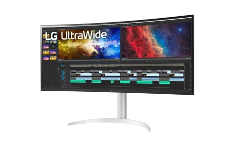 LG 38BQ85C-W monitor komputerowy 95,2 cm (37.5") 3840 x 1600 px Quad HD+ Biały LG 38BQ85C-W monitor komputerowy 95,2 cm (37.5") 3840 x 1600 px Quad HD+ Biały