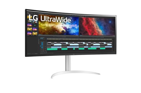 LG 38BQ85C-W monitor komputerowy 95,2 cm (37.5") 3840 x 1600 px Quad HD+ Biały LG 38BQ85C-W monitor komputerowy 95,2 cm (37.5") 3840 x 1600 px Quad HD+ Biały