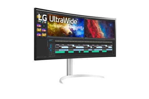 LG 38BQ85C-W monitor komputerowy 95,2 cm (37.5") 3840 x 1600 px Quad HD+ Biały LG 38BQ85C-W monitor komputerowy 95,2 cm (37.5") 3840 x 1600 px Quad HD+ Biały