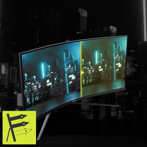Zakrzywiony monitor do gier MSI MAG 345CQRDE 34" - Płaski ekran - 86,4 cm