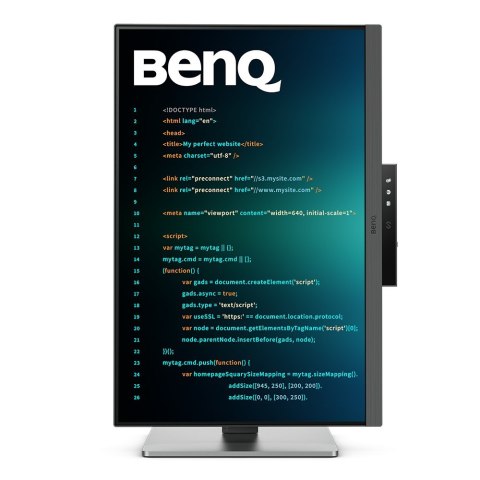 BenQ RD240Q monitor komputerowy 61,2 cm (24.1") 2560 x 1600 px WQXGA LCD Czarny BenQ RD240Q monitor komputerowy 61,2 cm (24.1") 2560 x 1600 px WQXGA LCD Czarny