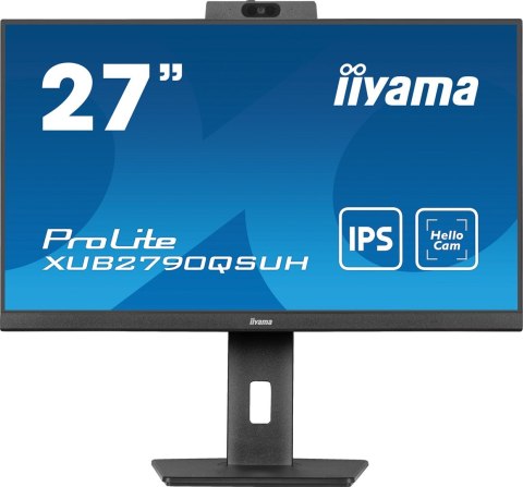 Iiyama ProLite XUB2790QSUH-B1 monitor komputerowy 68,6 cm (27") 2560 x 1440 px 4K Ultra HD LED Czarny
