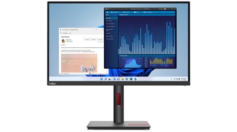 Lenovo ThinkVision T27p-30 LED display 68,6 cm (27") 3840 x 2160 px 4K Ultra HD Czarny Lenovo ThinkVision T27p-30 LED display 68,6 cm (27") 3840 x 2160 px 4K Ultra HD Czarny