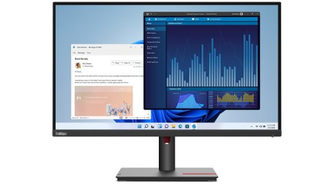 Lenovo ThinkVision T27p-30 LED display 68,6 cm (27") 3840 x 2160 px 4K Ultra HD Czarny Lenovo ThinkVision T27p-30 LED display 68,6 cm (27") 3840 x 2160 px 4K Ultra HD Czarny