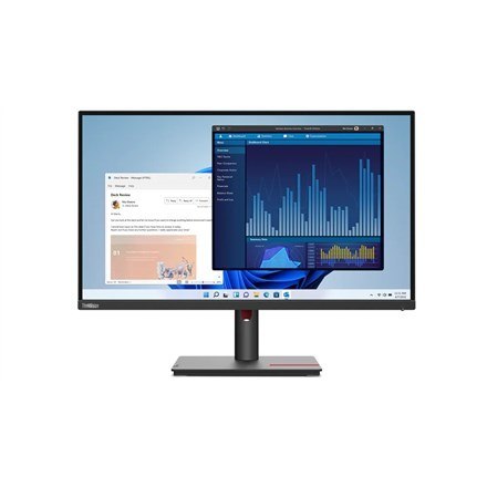 Lenovo ThinkVision T27p-30 LED display 68,6 cm (27") 3840 x 2160 px 4K Ultra HD Czarny Lenovo ThinkVision T27p-30 LED display 68,6 cm (27") 3840 x 2160 px 4K Ultra HD Czarny