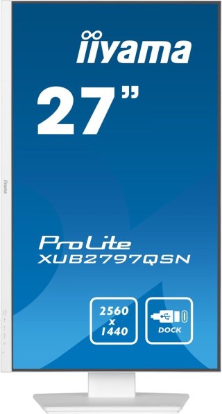 Monitor LED iiyama ProLite XUB2797QSN-W2 - 27 cali - Płaski ekran - 68,6 cm