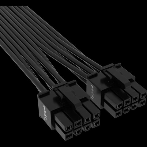 Corsair 2x 8-pin PCIe do 12+4pin-12VHPWR - bulk, 600 W Corsair 2x 8-pin PCIe do 12+4pin-12VHPWR - bulk, 600 W