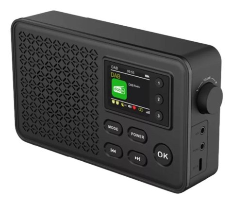 Denver DAB-57 radio Przenośny Czarny Denver DAB-57 radio Przenośny Czarny
