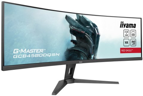 Iiyama G-MASTER RED EAGLE CURVED monitor komputerowy 114,3 cm (45") 5120 x 1440 px Dual QHD LED Czarny Iiyama G-MASTER RED EAGLE CURVED monitor komputerowy 114,3 cm (45") 5120 x 1440 px Dual QHD LED Czarny