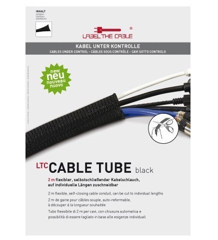 Label-the-cable CABLE TUBE opaska kablowa Poliester Czarny 1 szt. Label-the-cable CABLE TUBE opaska kablowa Poliester Czarny 1 szt.
