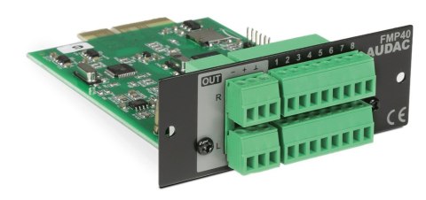 Moduł odtwarzacza plików głosowych AUDAC FMP40 SourceCon™ Moduł odtwarzacza plików głosowych AUDAC FMP40 SourceCon™