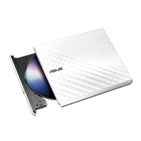 Nagrywarka DVD Asus SDRW-08D2S-U LITE USB 2.0 Zewnętrzny Biały Nagrywarka DVD Asus SDRW-08D2S-U LITE USB 2.0 Zewnętrzny Biały