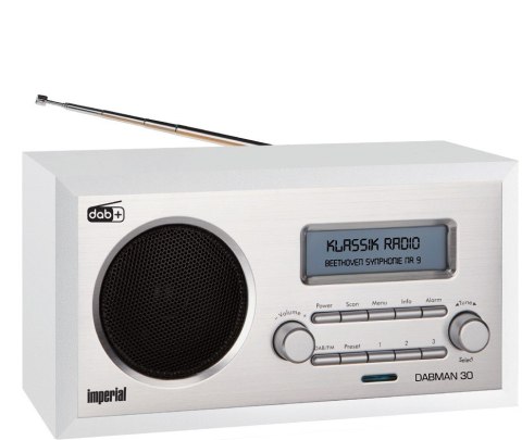 Radio Imperial DABMAN 30 DAB+/FM białe Radio Imperial DABMAN 30 DAB+/FM białe