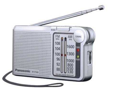 Radio kieszonkowe kompaktowe Panasonic RF-P150DEG-S (kolor srebrny) Radio kieszonkowe kompaktowe Panasonic RF-P150DEG-S (kolor srebrny)