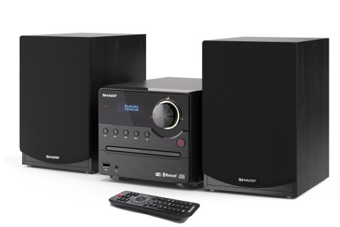 Sharp XL-B517D(BK) Mikrosystem Hi-Fi, CD/FM/USB/Bluetooth v5.0, Wejście Aux, 45W, Czarny Sharp | Mikrosystem Hi-Fi | XL-B517D(BK Sharp XL-B517D(BK) Mikrosystem Hi-Fi, CD/FM/USB/Bluetooth v5.0, Wejście Aux, 45W, Czarny Sharp | Mikrosystem Hi-Fi | XL-B517D(BK