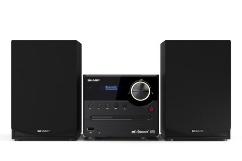 Sharp XL-B517D(BK) Mikrosystem Hi-Fi, CD/FM/USB/Bluetooth v5.0, Wejście Aux, 45W, Czarny Sharp | Mikrosystem Hi-Fi | XL-B517D(BK Sharp XL-B517D(BK) Mikrosystem Hi-Fi, CD/FM/USB/Bluetooth v5.0, Wejście Aux, 45W, Czarny Sharp | Mikrosystem Hi-Fi | XL-B517D(BK