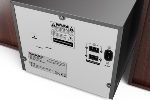Sharp XL-B517D System micro domowego audio 45 W Brązowy Sharp XL-B517D System micro domowego audio 45 W Brązowy