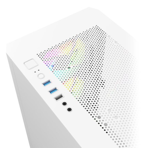 Montech AIR 100 ARGB, Micro-ATX, szkło hartowane - białe Montech AIR 100 ARGB, Micro-ATX, szkło hartowane - białe