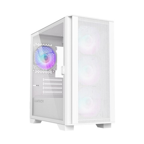 Montech AIR 100 ARGB, Micro-ATX, szkło hartowane - białe Montech AIR 100 ARGB, Micro-ATX, szkło hartowane - białe