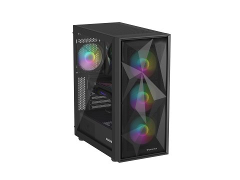 NATEC OBUDOWA GAMINGOWA GENESIS DIAXID 605 ARGB MIDI TOWER USB-C Z OKNEM CZARNA NATEC OBUDOWA GAMINGOWA GENESIS DIAXID 605 ARGB MIDI TOWER USB-C Z OKNEM CZARNA
