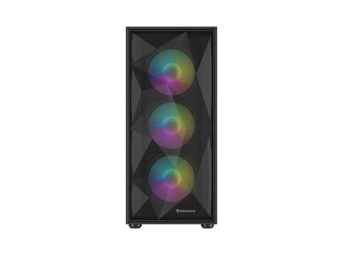 NATEC OBUDOWA GAMINGOWA GENESIS DIAXID 605 ARGB MIDI TOWER USB-C Z OKNEM CZARNA NATEC OBUDOWA GAMINGOWA GENESIS DIAXID 605 ARGB MIDI TOWER USB-C Z OKNEM CZARNA