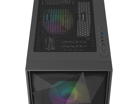 NATEC OBUDOWA GAMINGOWA GENESIS DIAXID 605 ARGB MIDI TOWER USB-C Z OKNEM CZARNA NATEC OBUDOWA GAMINGOWA GENESIS DIAXID 605 ARGB MIDI TOWER USB-C Z OKNEM CZARNA