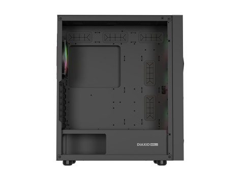 NATEC OBUDOWA GAMINGOWA GENESIS DIAXID 605 ARGB MIDI TOWER USB-C Z OKNEM CZARNA NATEC OBUDOWA GAMINGOWA GENESIS DIAXID 605 ARGB MIDI TOWER USB-C Z OKNEM CZARNA