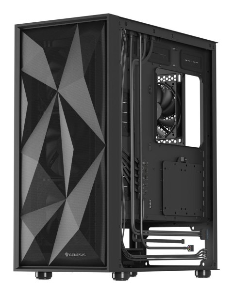 NATEC OBUDOWA GAMINGOWA GENESIS DIAXID 605F MIDI TOWER USB-C Z OKNEM CZARNA NATEC OBUDOWA GAMINGOWA GENESIS DIAXID 605F MIDI TOWER USB-C Z OKNEM CZARNA