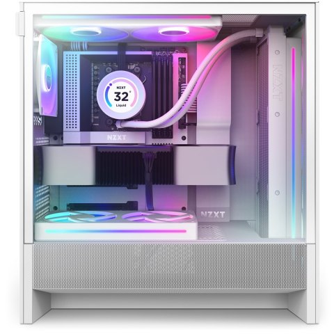 NZXT H5 Flow RGB Midi Tower Biały NZXT H5 Flow RGB Midi Tower Biały