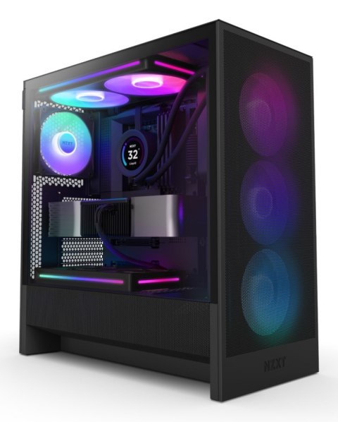 NZXT H5 Flow RGB Midi Tower Czarny NZXT H5 Flow RGB Midi Tower Czarny