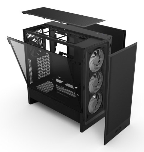 NZXT H5 Flow RGB Midi Tower Czarny NZXT H5 Flow RGB Midi Tower Czarny