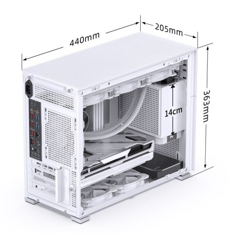 Jonsbo D31 MESH Screen Obudowa Micro-ATX, Szkło Hartowane - biała Jonsbo D31 MESH Screen Obudowa Micro-ATX, Szkło Hartowane - biała