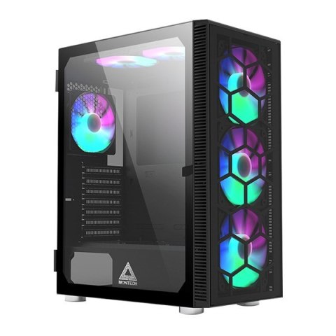 Montech X3 GLASS Midi Tower Czarny Montech X3 GLASS Midi Tower Czarny