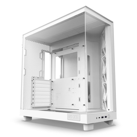 NZXT OBUDOWA KOMPUTEROWA NZXT H6 FLOW RGB MIDI TOWER Z OKNEM BIAŁA NZXT OBUDOWA KOMPUTEROWA NZXT H6 FLOW RGB MIDI TOWER Z OKNEM BIAŁA