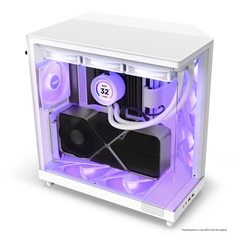 NZXT OBUDOWA KOMPUTEROWA NZXT H6 FLOW RGB MIDI TOWER Z OKNEM BIAŁA NZXT OBUDOWA KOMPUTEROWA NZXT H6 FLOW RGB MIDI TOWER Z OKNEM BIAŁA