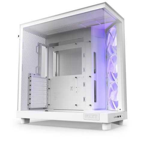 NZXT OBUDOWA KOMPUTEROWA NZXT H6 FLOW RGB MIDI TOWER Z OKNEM BIAŁA NZXT OBUDOWA KOMPUTEROWA NZXT H6 FLOW RGB MIDI TOWER Z OKNEM BIAŁA