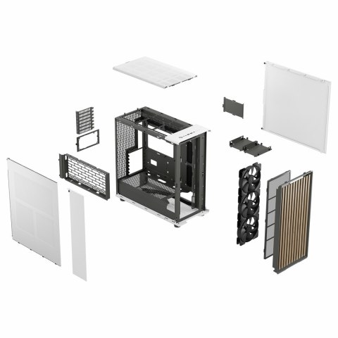 Obudowa Fractal Design FD-C-NOR1X-03 North XL Chalk White Midi Tower Biała Obudowa Fractal Design FD-C-NOR1X-03 North XL Chalk White Midi Tower Biała