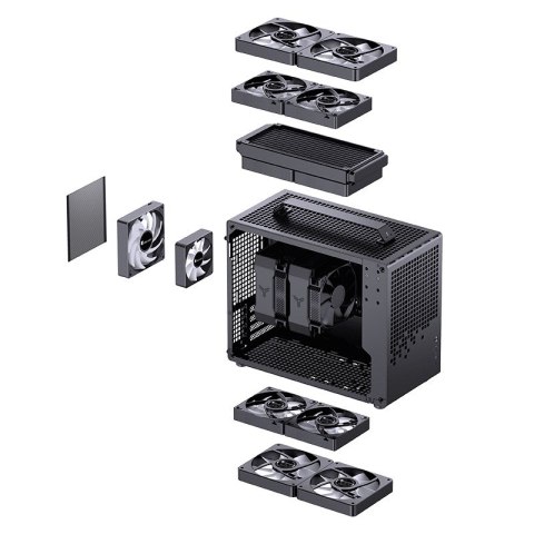 Obudowa Jonsplus MATX Uchwyt Case Z20 - czarny Obudowa Jonsplus MATX Uchwyt Case Z20 - czarny