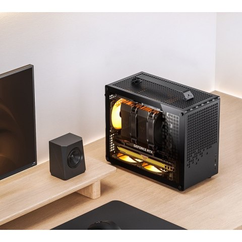 Obudowa Jonsplus MATX Uchwyt Case Z20 - czarny Obudowa Jonsplus MATX Uchwyt Case Z20 - czarny