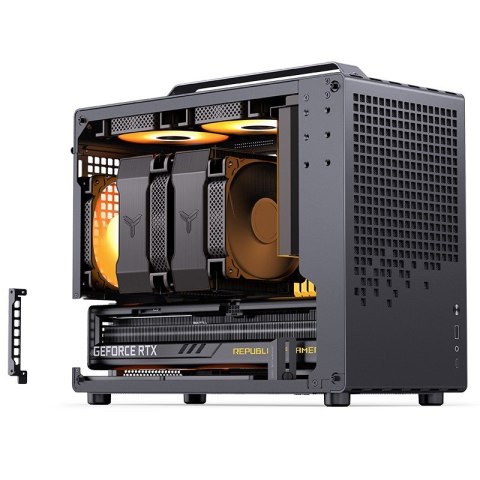 Obudowa Jonsplus MATX Uchwyt Case Z20 - czarny Obudowa Jonsplus MATX Uchwyt Case Z20 - czarny