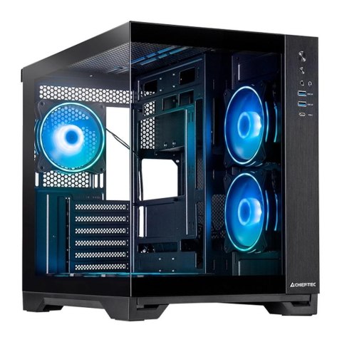 Obudowa komputerowa Chieftec Geh Visio GM-30B-TG-OP schwarz Tempered Glass x 2 Obudowa komputerowa Chieftec Geh Visio GM-30B-TG-OP schwarz Tempered Glass x 2