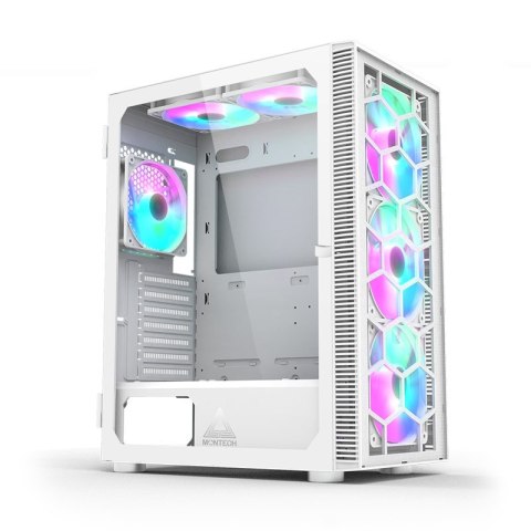 Obudowa komputerowa Montech X3 TG RGB biała Obudowa komputerowa Montech X3 TG RGB biała