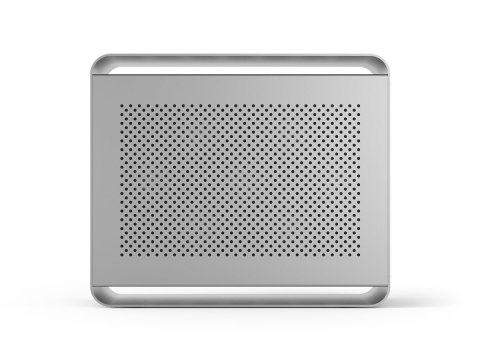 Streacom DA2 Mini Tower Srebrny Streacom DA2 Mini Tower Srebrny