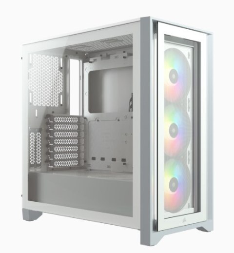 Corsair iCUE 4000X RGB Midi Tower Biały Corsair iCUE 4000X RGB Midi Tower Biały