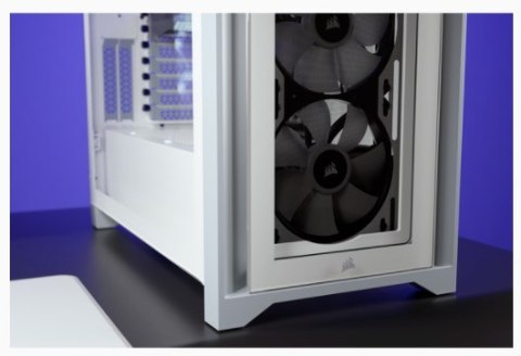 Corsair iCUE 4000X RGB Midi Tower Biały Corsair iCUE 4000X RGB Midi Tower Biały