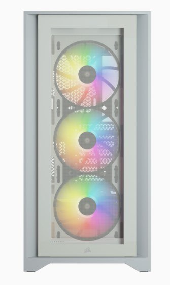 Corsair iCUE 4000X RGB Midi Tower Biały Corsair iCUE 4000X RGB Midi Tower Biały