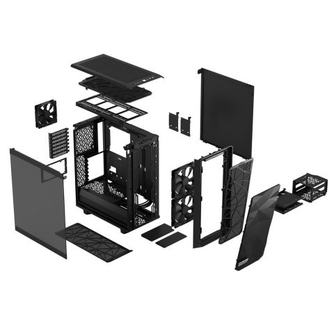 Fractal Design Meshify 2 Compact Tower Czarny Fractal Design Meshify 2 Compact Tower Czarny