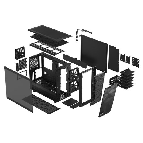 Fractal Design Meshify 2 Tower Czarny Fractal Design Meshify 2 Tower Czarny