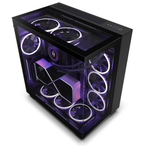 NZXT OBUDOWA H9 ELITE MIDI TOWER Z OKNEM CZARNA CM-H91EB-01 NZXT OBUDOWA H9 ELITE MIDI TOWER Z OKNEM CZARNA CM-H91EB-01